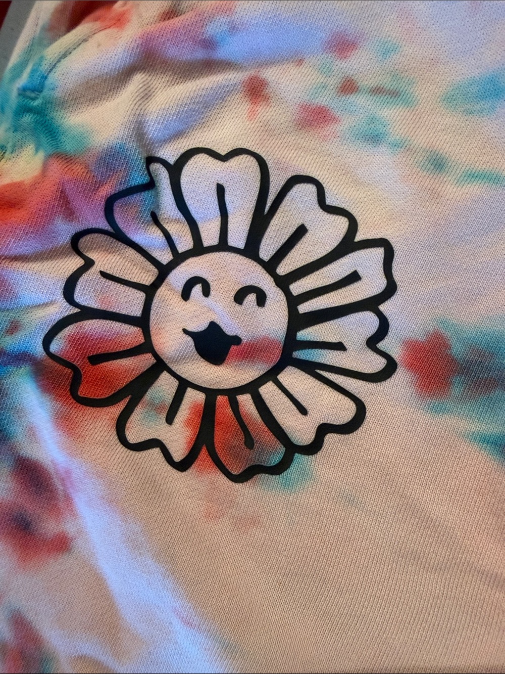 Zumba Fitness Tie-Dye Joggers in Pink, Red & Blue - Picture 4 of 8